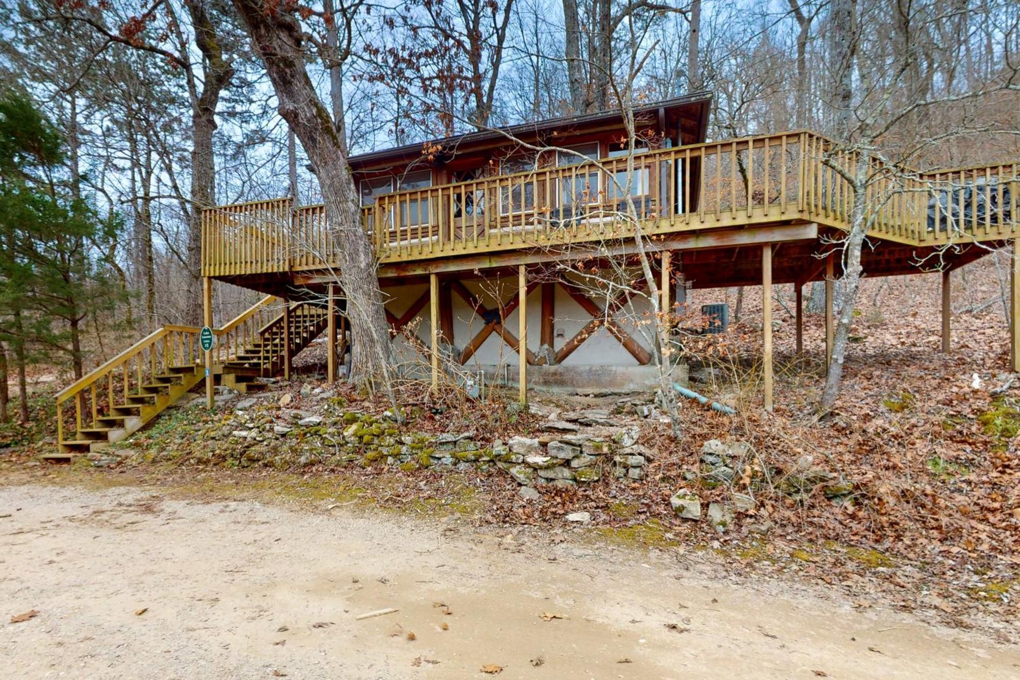 Lake Lucerne - Treehouse Cabin #01 Eureka Springs Eksteriør billede
