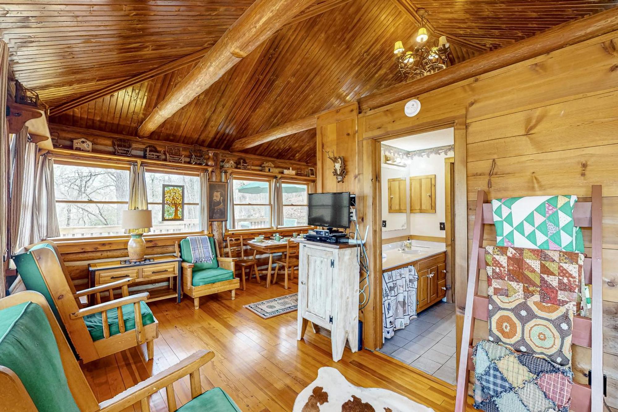 Lake Lucerne - Treehouse Cabin #01 Eureka Springs Eksteriør billede